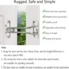 Home Security Door Lock, 2 Pack Latch Guard Clasp Front Door...