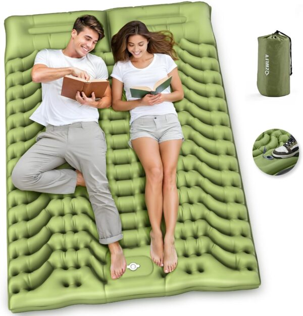 Camping Sleeping Pad,Double Sleeping Pad for Camping-Self In...