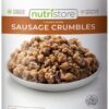 Nutristore Freeze Dried Sausage | Pre-Cooked Ground Pork Mea...