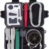 Outdoor Survival Kit 7 in 1,Mini Emergency Survival Gear Sma...