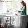 BeBecome Sliding Door Security Bar，17-50 inch Adjustable Pat...