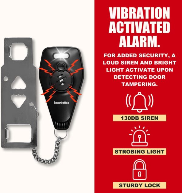 Securityman Portable Door Lock with Alarm | Hotel Door Locks...
