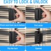 2Pack Home Security Door Reinforcement Lock, Childproof Safe...