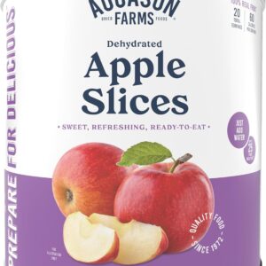 Augason Farms Dehydrated Apple Slices Can, Certified Gluten ...