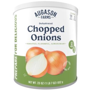 Augason Farms Dehydrated Chopped Onions Can, Emergency Food ...
