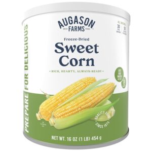 Augason Farms Freeze Dried Sweet Corn Can, Emergency Food Su...