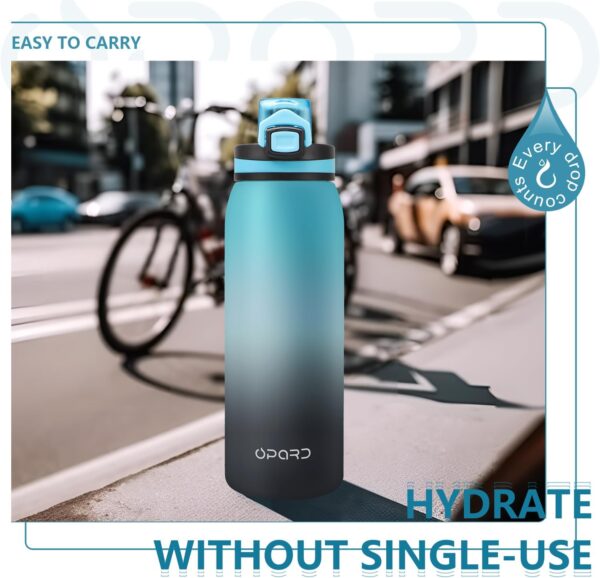 Opard 32oz Sports Water Bottle with Leak Proof Flip Top Lid ...