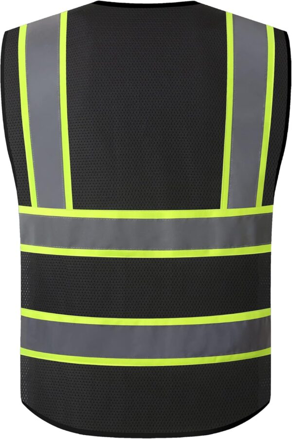 Reflective High Visibility Safety Vest for Men Women with Po...