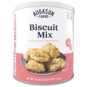 Augason Farms Biscuit Mix Can, Emergency Food Supply, Everyd...