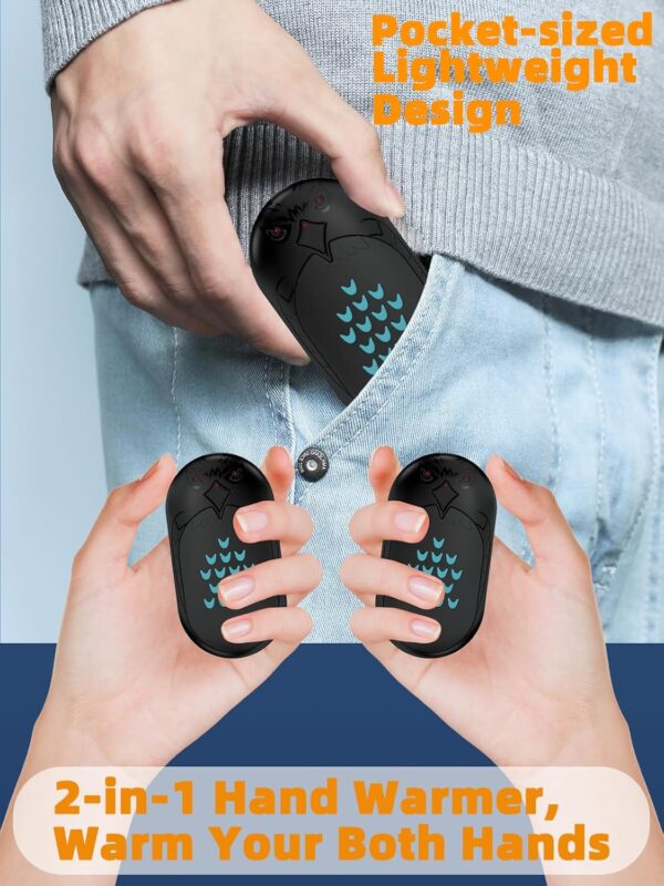 Hand Warmers Rechargeable, ITSHINY 6000mAh 2-in-1 Electric P...