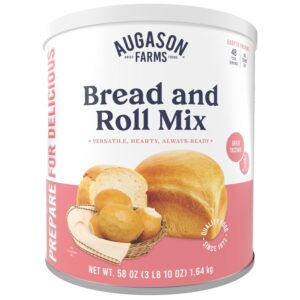 Augason Farms Bread and Roll Mix Can, Emergency Food Supply,...