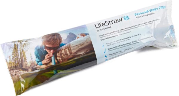 LifeStraw Personal Water Filter for Hiking, Camping, Travel,...