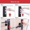 Portable Door Lock & Door Stop Alarm Set, Dual Protection Ho...