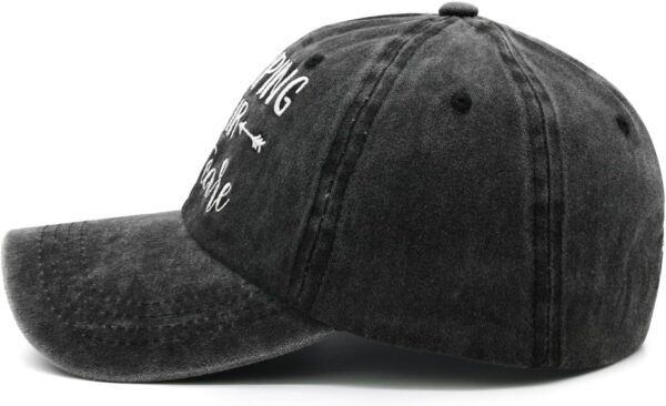 Waldeal Embroidered Camping Hair Don't Care Hat Adjustable W...