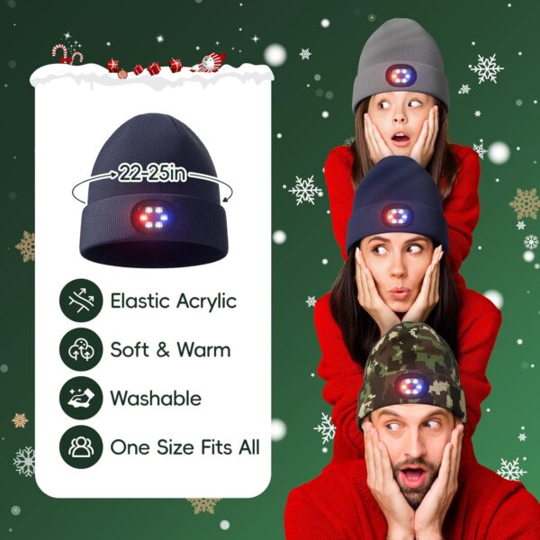 Unisex Beanie with The Light, Gifts for Men Women Husband Hi...