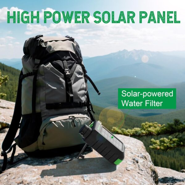 Greeshow Electric Portable Water Filter Camping - Solar Powe...