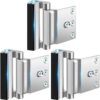 Home Security Door Lock 3 Pack Metal Door Reinforcement Lock...