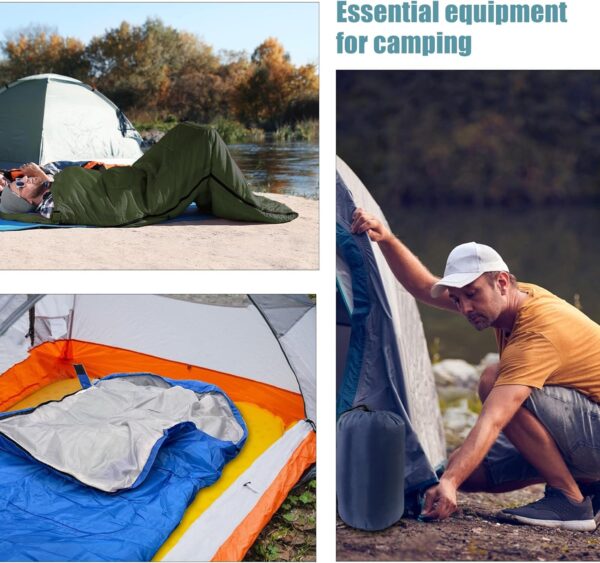 12 Pcs Camping Sleeping Bags Bulk 4 Seasons Warm Cold Weathe...