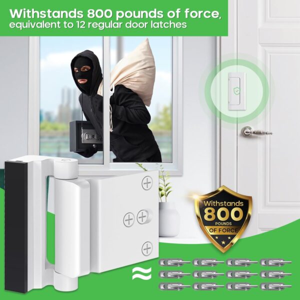 Home Security Door Lock, Childproof Door Reinforcement Lock,...