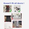 Original Trustella Heavy-Duty Portable Door Lock - Stainless...