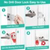 Portable Door Lock Travel Door Locks for Hotel Rooms Apartme...