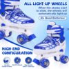 Adjustable Roller Skates for Kids Girls Boys Beginners 4Size...