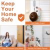 2 Pack Home Security Door Lock,Childproof Door Reinforcement...