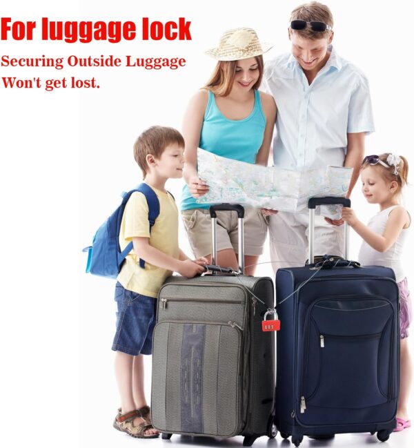 1/8inch Stainless Steel Security Cable 4/6/10/15FT Luggage L...