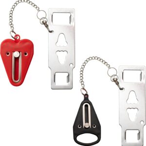 Sleep EZ Portable Door Lock - Set of 2 Travel Door Locks for...