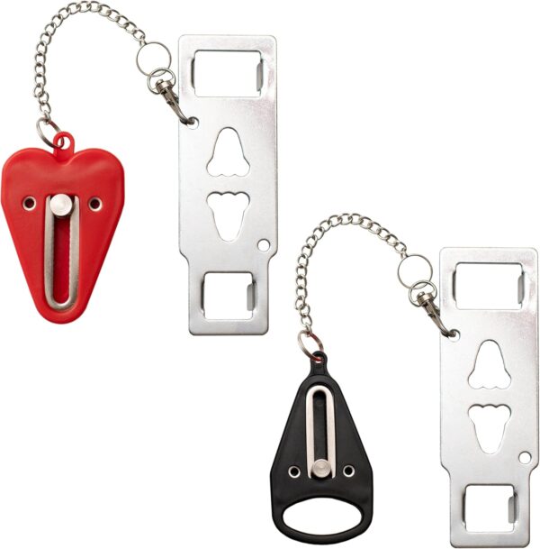Sleep EZ Portable Door Lock - Set of 2 Travel Door Locks for...
