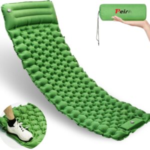 Camping Sleeping Pad, Ultralight Camping Mat with Pillow Bui...