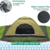 Sutekus Tent Camouflage Patterns Camping Tent Backpacking Te...