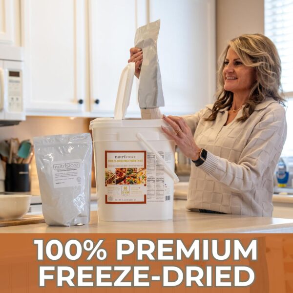 Nutristore Emergency Buckets | Premium Freeze-Dried Meats | ...