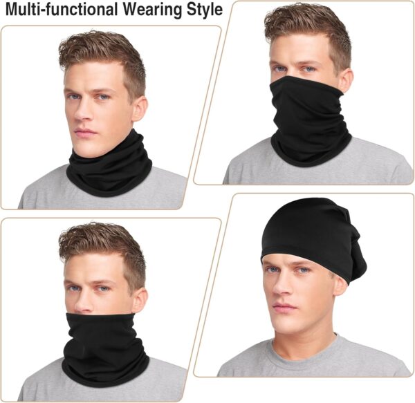 2 Pack Winter Neck Gaiter Warmer for Men&Women,Windproof Fac...