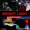GearLight 2Pack LED Headlamp - Outdoor Camping Head Lamps wi...