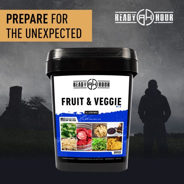 Ready Hour, Fruit & Veggie Mix, Non-Perishable Freeze-Dried ...