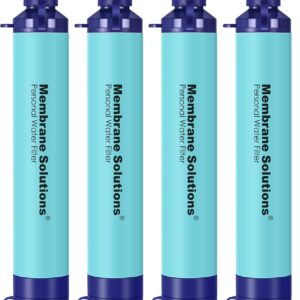 Membrane Solutions Straw Water Filter, Survival Filtration P...