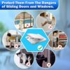 Sliding Door Lock, 2 Pack Child Safety Sliding Glass Door Lo...