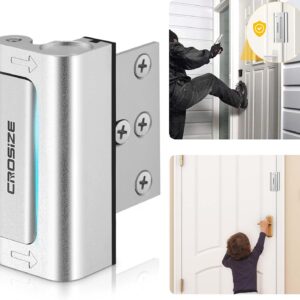 Home Security Door Lock, Upgraded Metal Door Reinforcement L...