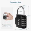 Puroma 4 Pack Combination Lock for Locker 4 Digit Outdoor Wa...