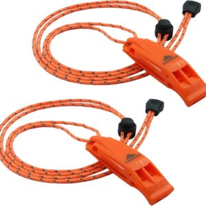 Emergency Whistles with Lanyard Safety Whistle Survival Shri...