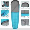 VILLEY Mummy Sleeping Bag, Lightweight Backpacking Sleeping ...