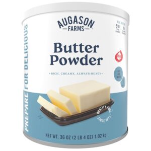 Augason Farms Butter Powder Can, Emergency Food Supply, Ever...