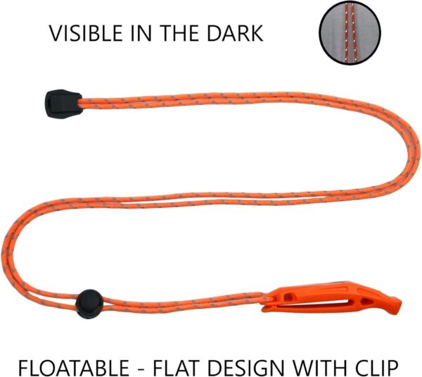 Emergency Whistles with Lanyard Safety Whistle Survival Shri...