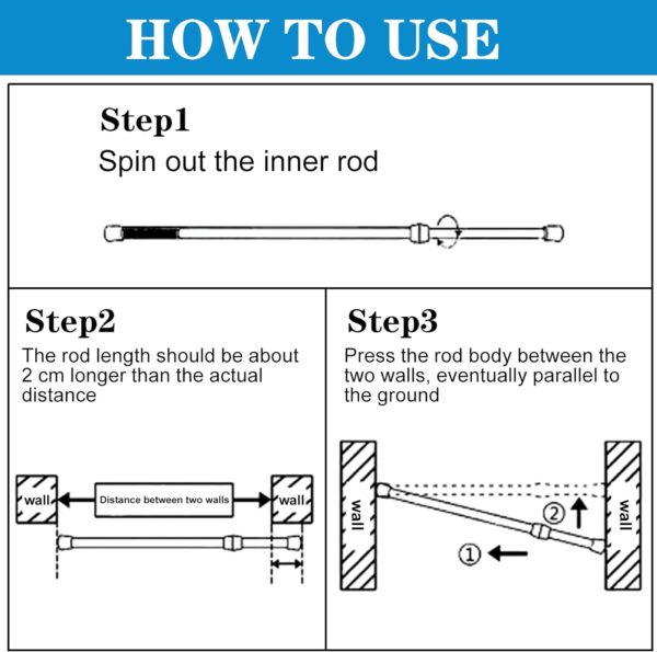 8 Pack Window Security Bar Window Lock Bar 15.7-27.6 Inch 1/...