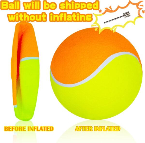 Giant Dog Tennis Ball Big Pet Toys Outdoor Sports Ball with ...