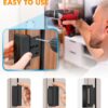 Home Security Door Reinforcement Lock - Child Proof Door Loc...