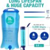 SimPure Gravity Water Filter, Portable Gravity-Fed Water Pur...