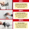 Securityman Portable Door Lock with Alarm | Hotel Door Locks...