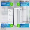 Dwell+Good Door Locks (2-Pack) - Easy To Install Aluminum Ho...